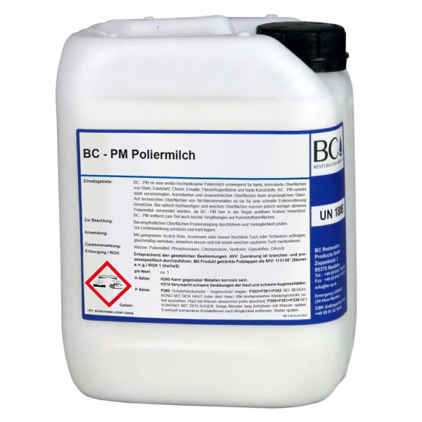 BC - PM Poliermilch - 5 Liter