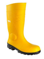 S5-PVC-Sicherheitsstiefel gelb